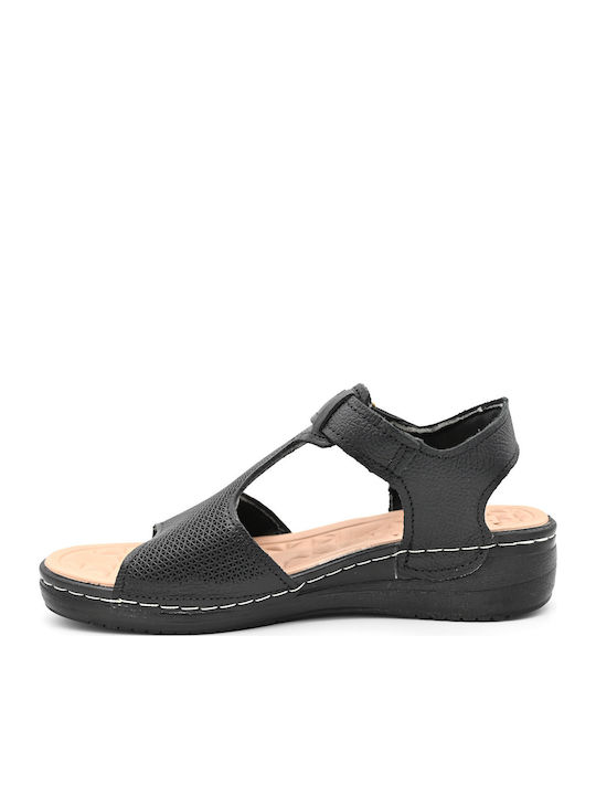 Anatomic Women's Leather Platform Shoes Black