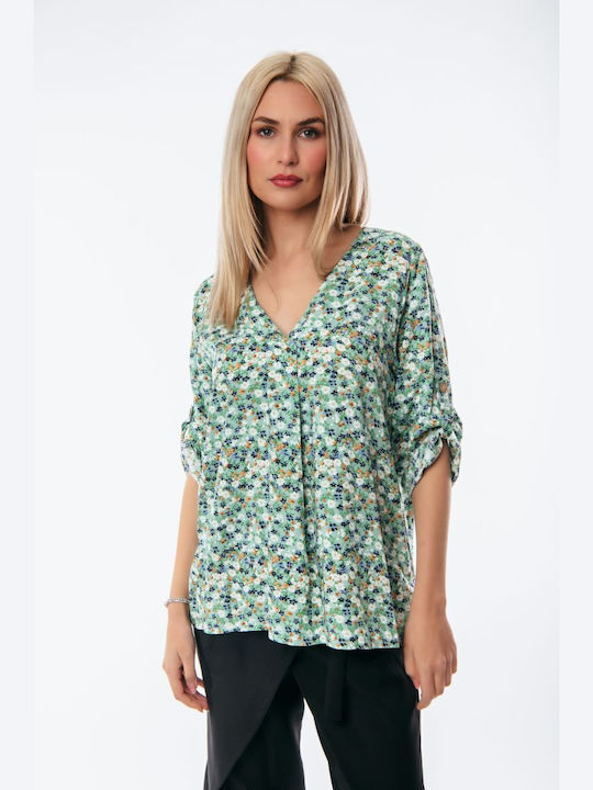 Boutique Women's Summer Blouse Short Sleeve Veraman