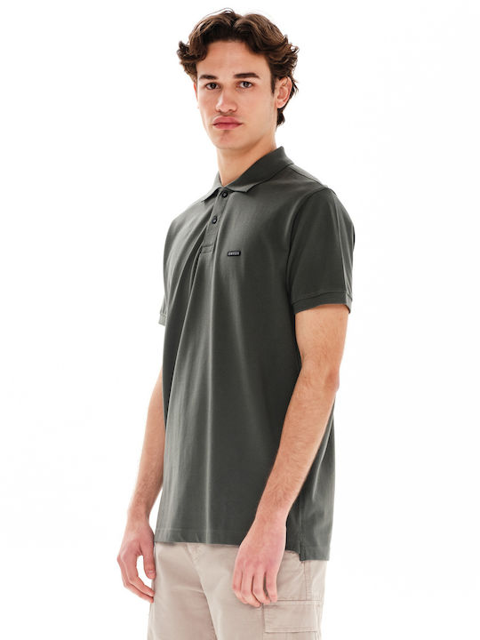 Emerson Men's Short Sleeve Blouse Polo Green