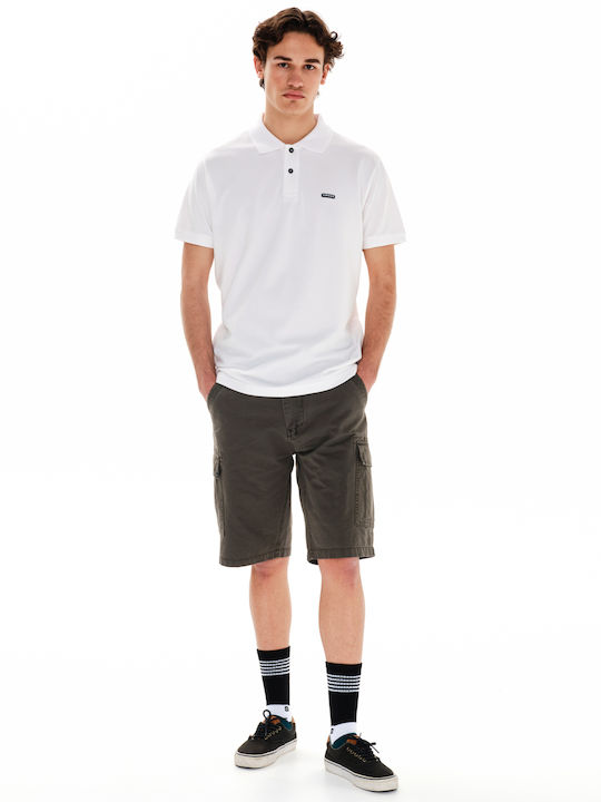 Polo Bluza Tricou Cu Mânecă Scurtă Albă
