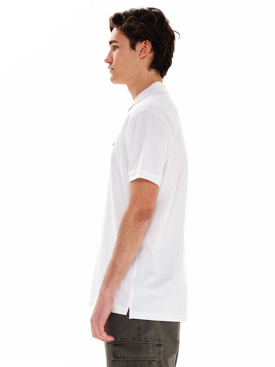 Polo Bluza Tricou Cu Mânecă Scurtă Albă