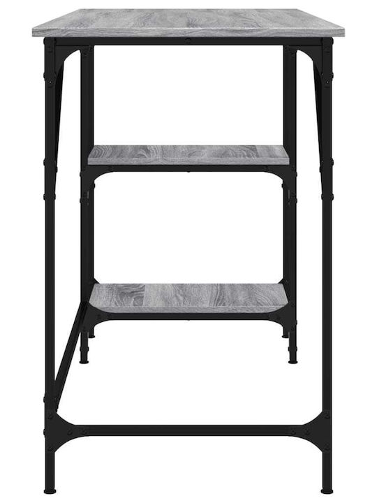 Schreibtisch Holz Gray mit Metallbeinen 120x50x75cm