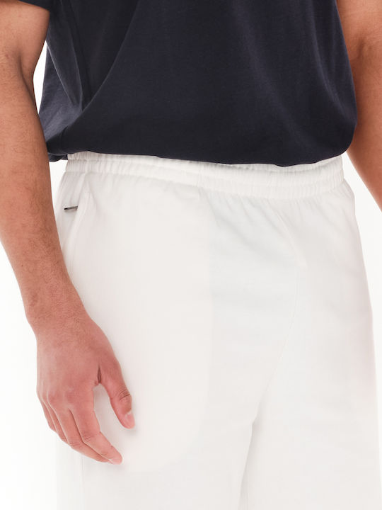 Men's Athletic Shorts White