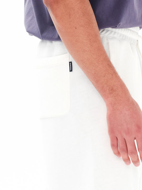 Men's Athletic Shorts White