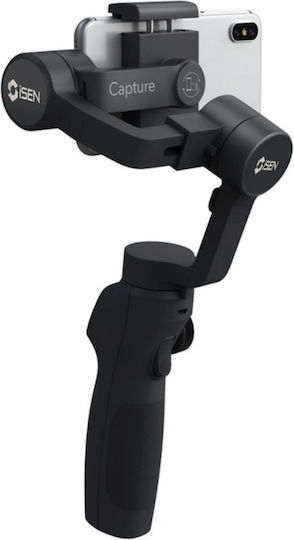 iSEN Capture 2S Gimbal Κινητού με Σταθεροποιητή 3 Αξόνων και 12 ώρες λειτουργίας Μαύρο