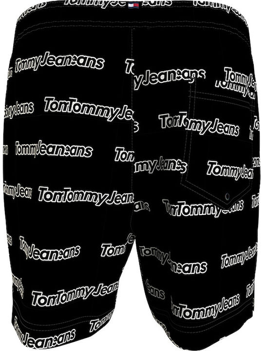 Men's Swimwear Shorts Black with Patterns