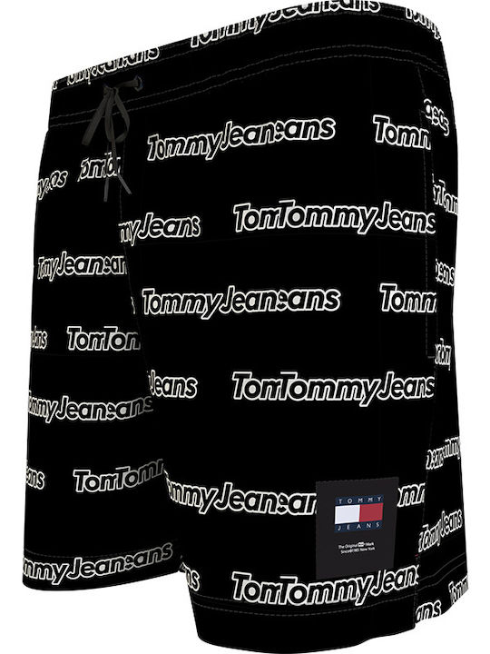 Men's Swimwear Shorts Black with Patterns