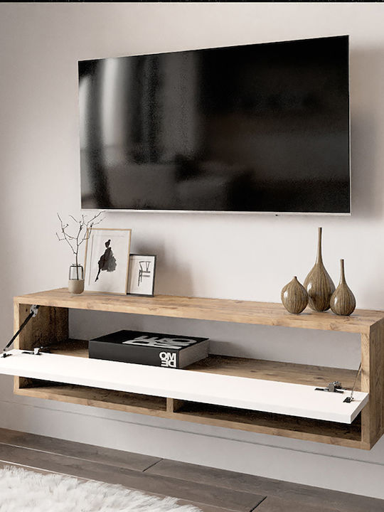 TV Stand White-oak L100xW31.5xH29.5cm