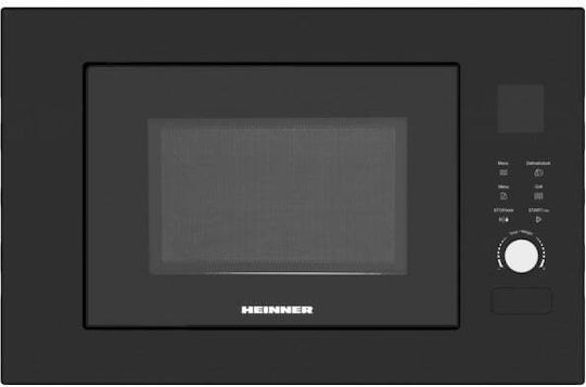 Heinner Built-in Microwave Oven with Grill 23lt Black