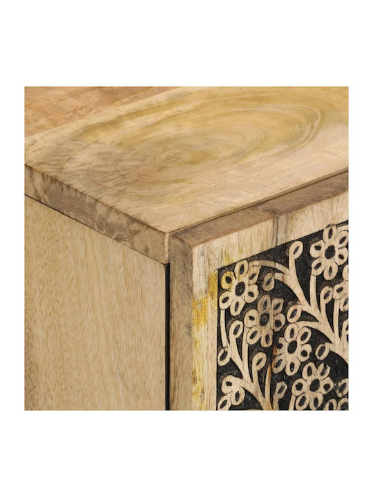Cabinet Storage Made of Metal & Wood L90xW33xH75cm