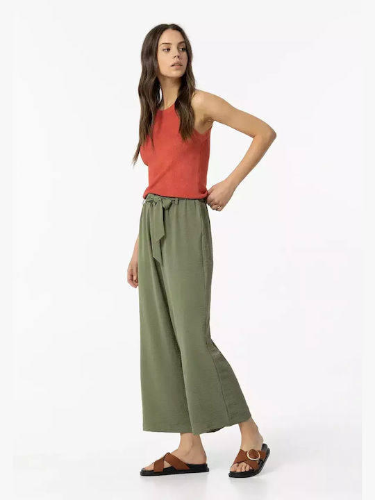 Tiffosi Damen Culotte mit Reißverschluss Khaki