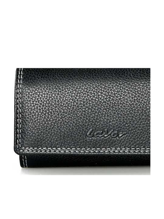 Lavor Leder Schlüsselhalter Unisex 1-7244 Schwarz