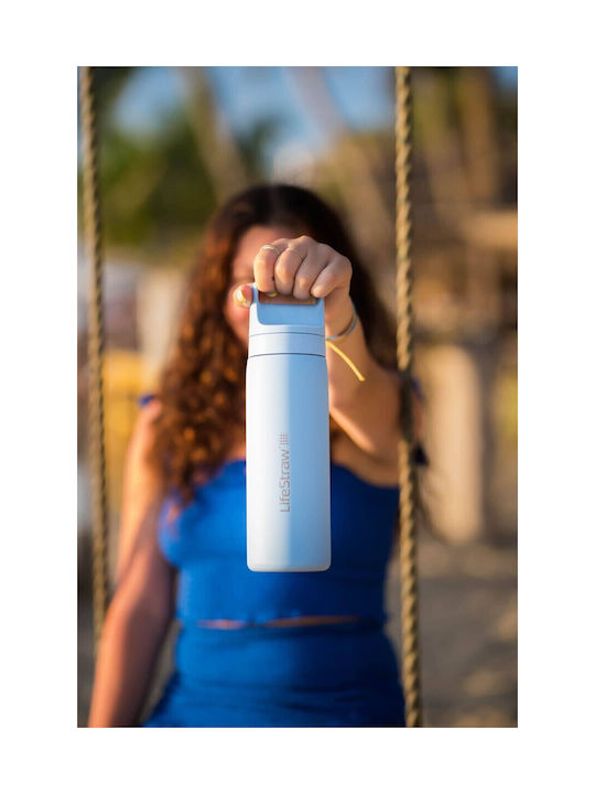 Lifestraw Παγούρι Ανοξείδωτο με Φίλτρο 530ml Γαλάζιο