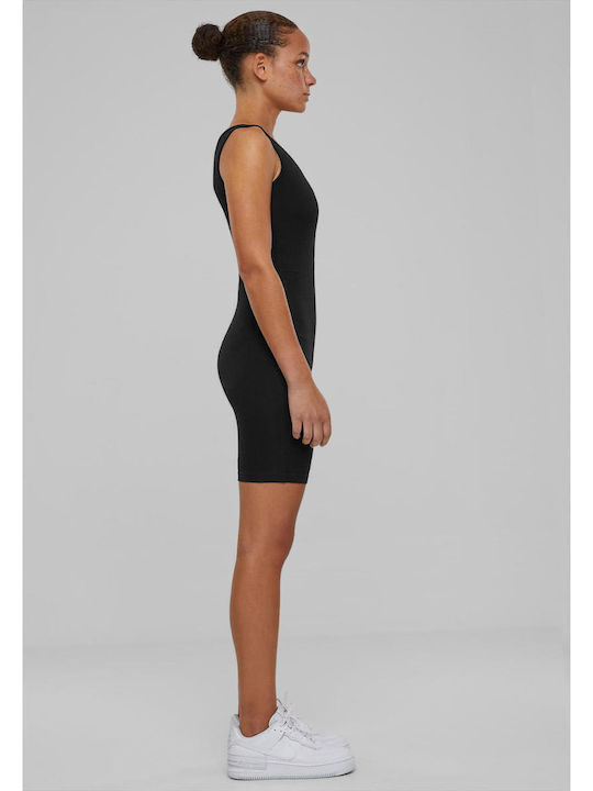 Women's Sleeveless One-piece Shorts Black