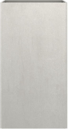 vidaXL Blumenkasten Metallisch Silver 42x75x38cm.