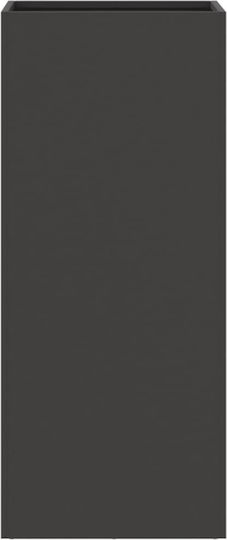 vidaXL Planter Box Plastic Black 32x75x27.5cm.