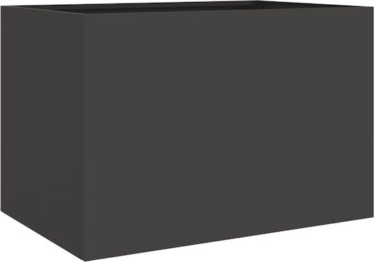 vidaXL Planter Box Plastic Black 62x39x40cm.