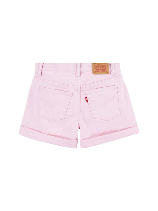 Levis Twill Shorts Mini Mom Roll Cuff Short 3ek167-agx Pink Girl