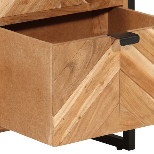 vidaXL Wood Bathroom Cabinet L40xW30xH100cm Brown