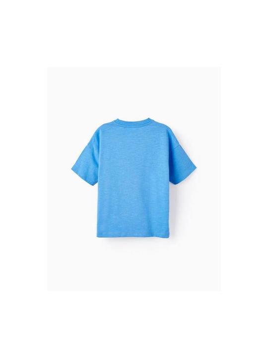 HappyNest Kinder-T-Shirt Blau