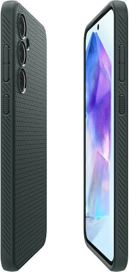 Spigen Liquid Air Back Cover Plastic / Silicone 0.3mm Green (Galaxy A55)