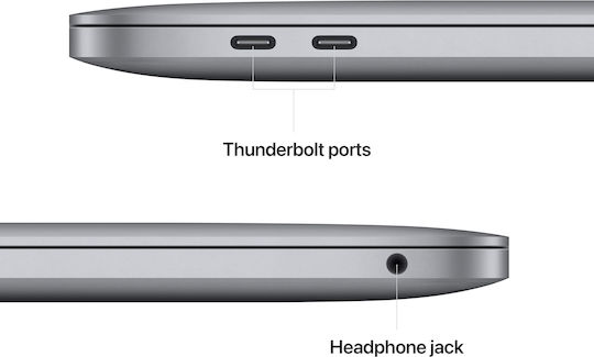 Apple MacBook Pro 13.3" (2022) QHD+ (M2/8GB/256GB SSD) Space Grey (GR Keyboard)