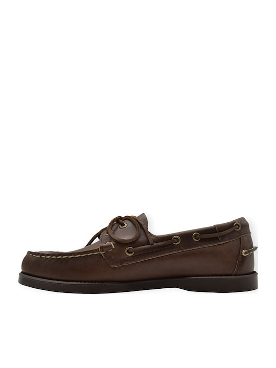 Docksides Portland Waxed Men's Moccasins Brown