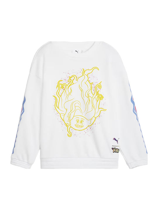 Kinder-Sweatshirt Weiß X TROLLS