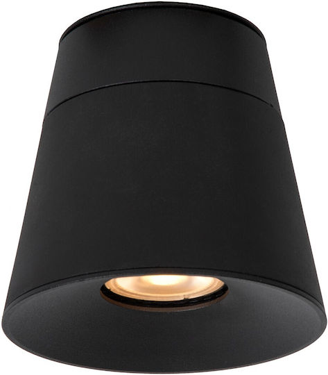 Lucide Lightning Single Spot with Socket GU10 in Black Color