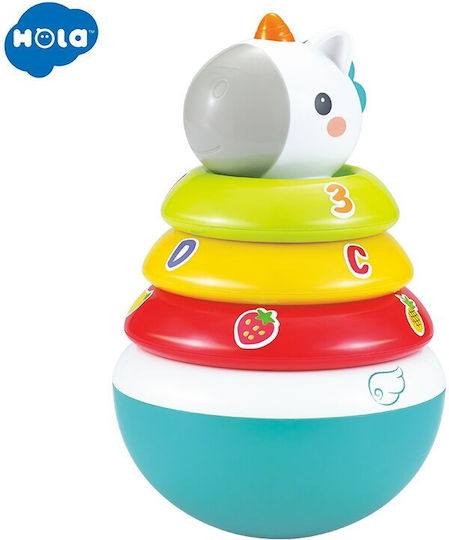 Hopa Mythisches Roly Poly Einhorn mit Ringen zum Stapeln