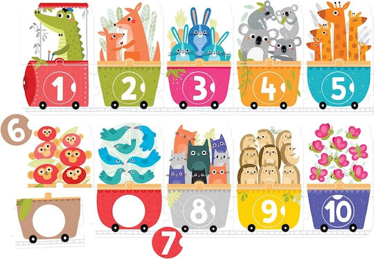 Banana Panda Puzzle Faceți un tren de numere de meci 36m+ 36m