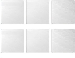Set aus 6 quadratischen Spiegeln selbstklebender dekorativer Aufkleber für Badezimmer, Wohnzimmer und Küche - Deosebit Premium 15 x 15 cm Original Deals