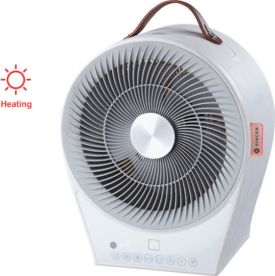 Singer Fan Heater Room Floor White 2000W