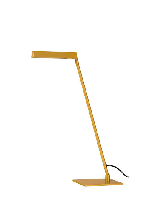 Lucide Lightning Μεταλλικό Πορτατίφ LED με Κίτρινο Καπέλο και Βάση