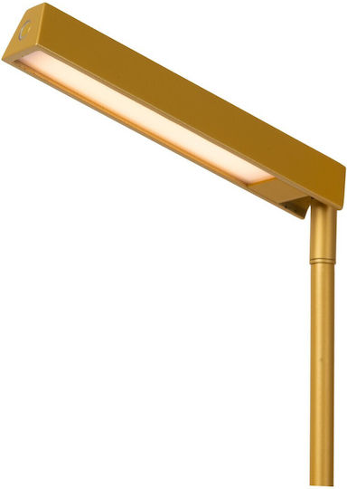 Lucide Lightning Μεταλλικό Πορτατίφ LED με Κίτρινο Καπέλο και Βάση
