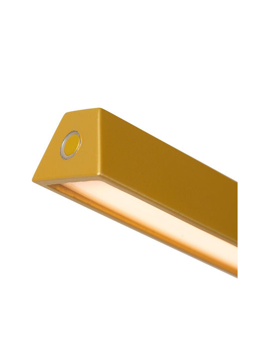 Lucide Lightning Μεταλλικό Πορτατίφ LED με Κίτρινο Καπέλο και Βάση