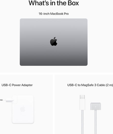 Apple MacBook Pro 16" (2023) 16.2" Retina Display 120Hz (M2-Pro 12-core/16GB/1TB SSD) Space Grey (GR Keyboard)
