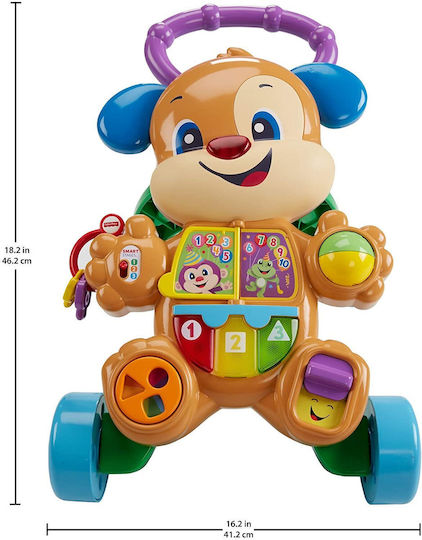 Fisher Price Puppy Ζωάκι για 6+ μηνών με Ήχους Πολύχρωμη