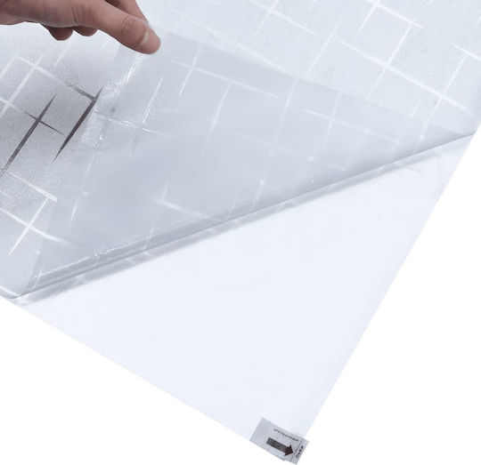 vidaXL Sticker Display Decorative Sandblasting 90cm x 5m Transparent Window Film 155843 1pcs
