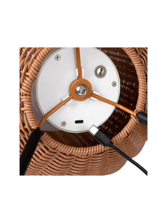 Lucide Lightning Επιτραπέζιo Φωτιστικό Εξωτερικού Χώρου 3W με Θερμό Λευκό Φως IP44 Μπεζ