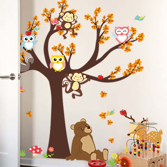 Autocolant Decorativ pentru Copii Perete 100x100buc