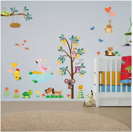 Autocolant Decorativ pentru Copii Perete 103x74buc