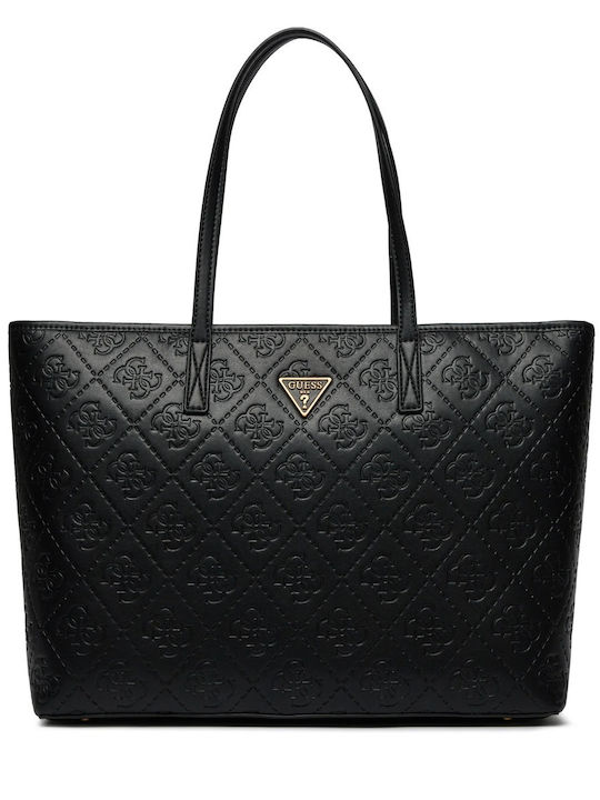 Guess Power Play Set Women's Bag Shopper Shoulder Black