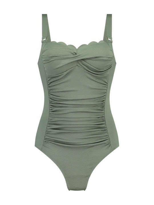 Costum de baie întreg Verde