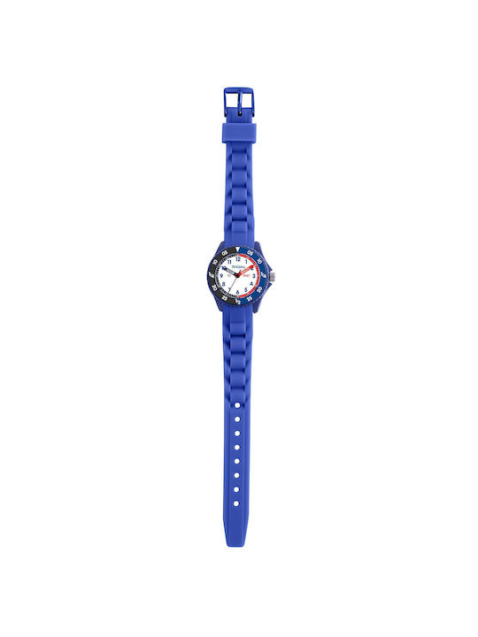 Tikkers Kids Watch With Blue Silicone Strap Atk1088