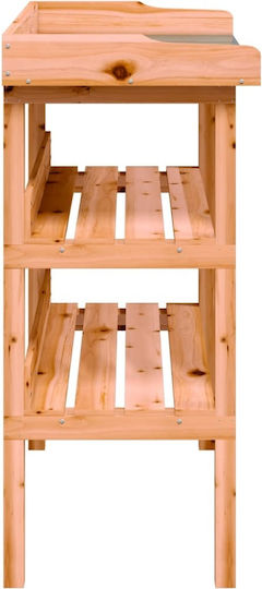 vidaXL Blumentopf-Regal Holz Braun 78cmx38cmx82.5cmcm.