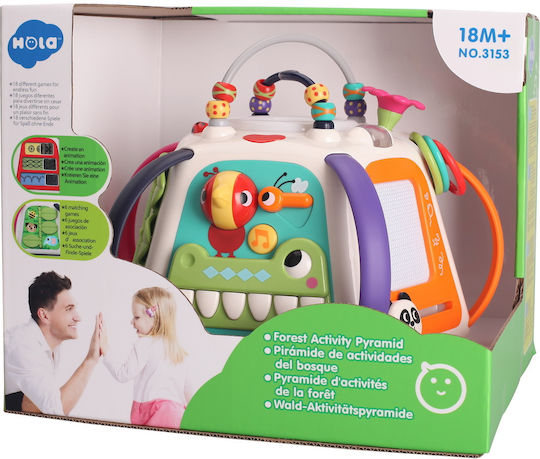 Hola Toys Pyramiden-Spielzeug mit Licht und Geräuschen (Verschiedene Designs/Sortimente von Designs) 1 Stk