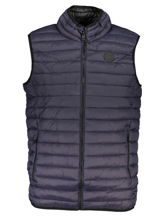 Gian Marco Venturi Men's Winter Sleeveless Jacket Blue