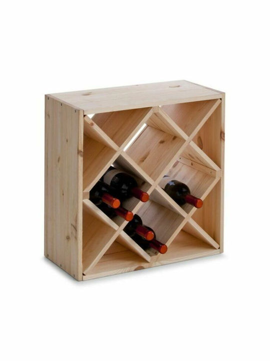 Zeller Freistehend Weinkeller Grün 52x25x52εκ.