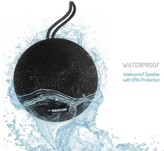Sencor SSS 1000 NYX Ηχείο Bluetooth 3W με Διάρκεια Μπαταρίας έως 13 ώρες Μαύρο